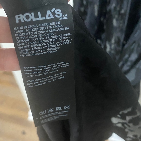 ROLLA’S ELIZA BLACK BURNOUT MAXI DRESS SZ 14/XL NEW WITH TAGS - Picture 15 of 16